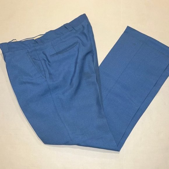 Toscani Man Blue suit pants size 38 - Picture 2 of 10